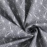 Beschichtete Baumwolle grafische Sterne – grau/weiss,  thumbnail number 4