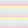 Kuschelfleece Pastell Regenbogenstreifen – hellgelb/rosa,  thumbnail number 1
