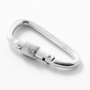 Karabinerhaken – silber metallic, 