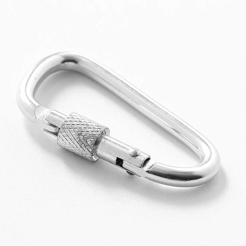 Karabinerhaken – silber metallic,  image number 2