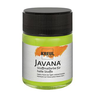 Javana Stoffmalfarbe für helle Stoffe [50ml] | Kreul – neongrün, 
