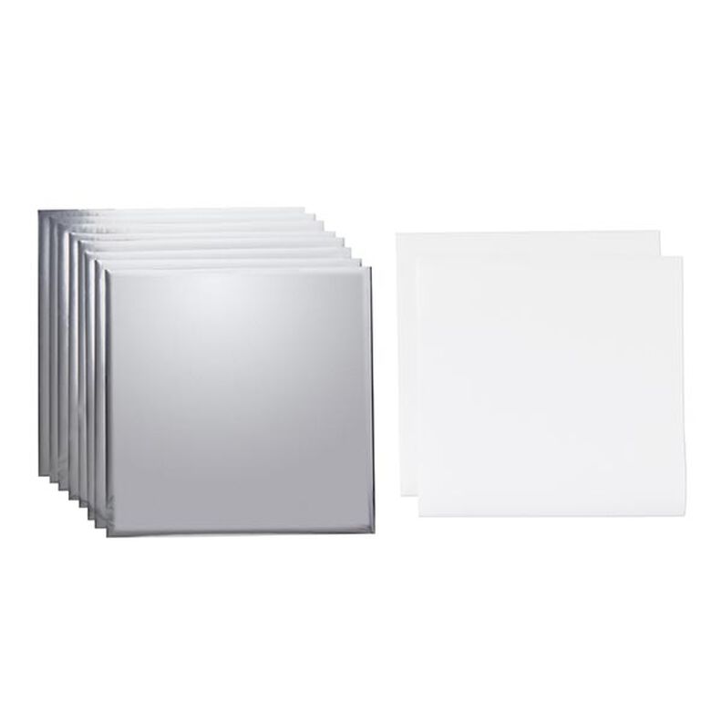 Cricut Transferfolien [ 30,5 x 30,5 cm | 8 Stück ] – silber metallic,  image number 2