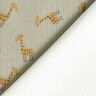 Rippenjersey süße Giraffen – khaki,  thumbnail number 4