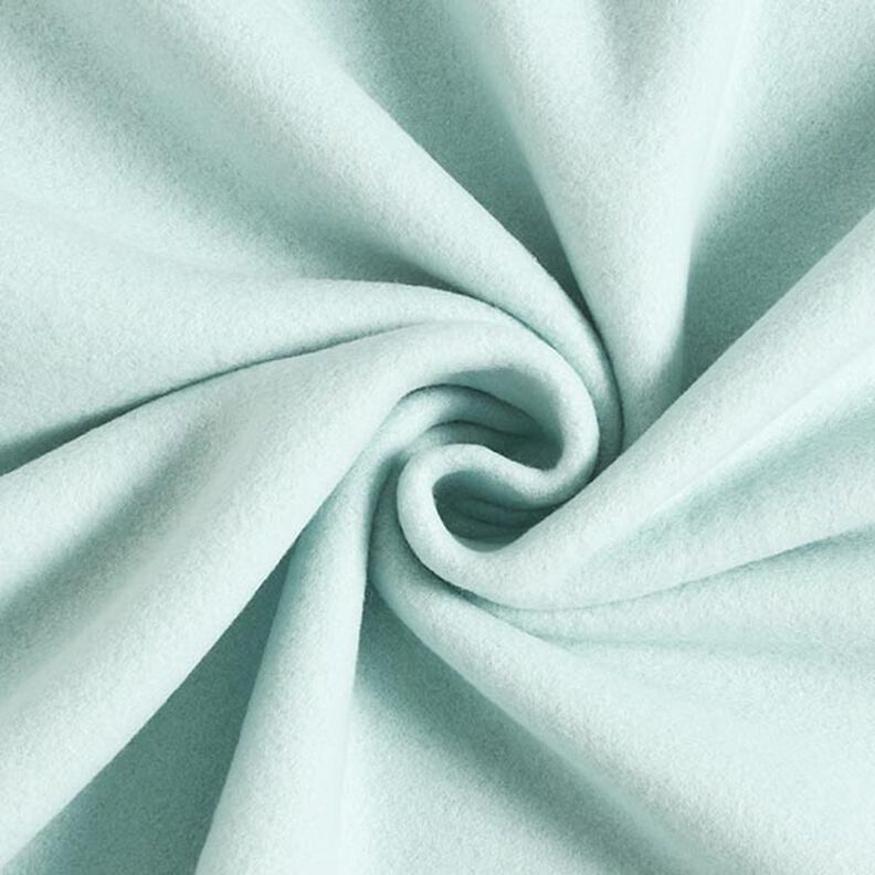 Baumwollfleece Uni – eisblau, image number 1