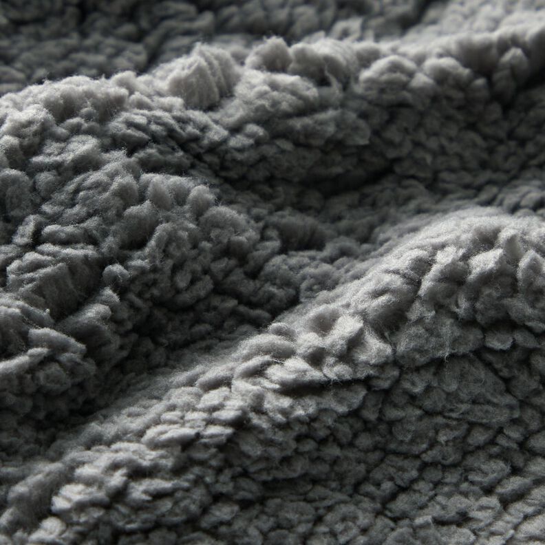 Kuschel Teddyplüsch – elefantengrau,  image number 2