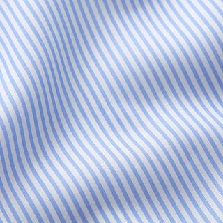 Leichter Tencel-Stoff feine Streifen – blau/weiss, 
