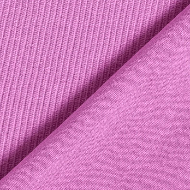 Baumwolljersey Medium Uni – rotlila, image number 5