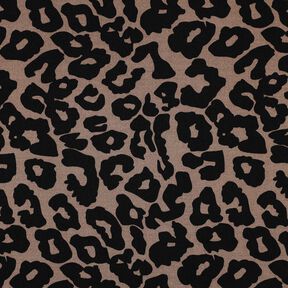 Viskose Stretch Leo | Poppy Fabrics – braun, 
