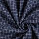 Strickjacquard Aufgraut Gitterkaro – jeansblau,  thumbnail number 4