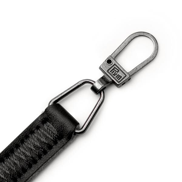 Fashion-Zipper Lederimitat [ 55 x 9 x 3 mm ] | Prym – schwarz,  image number 3
