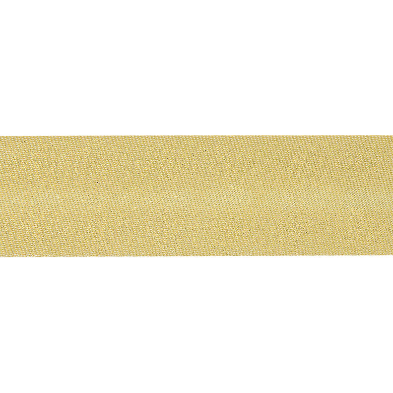 Schrägband Metallic [30 mm] – gold metallic,  image number 1