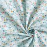 Bio-Baumwollpopeline Palmenwelt – babyblau/hellmint,  thumbnail number 3