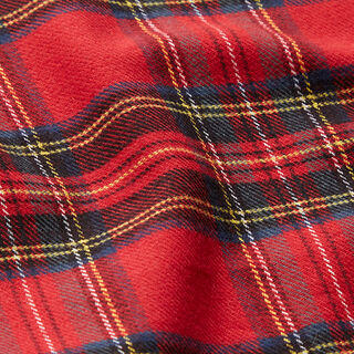Baumwoll Flanell Schottenkaro – rot, 