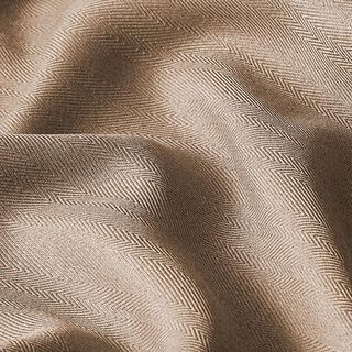Verdunkelungsstoff Fischgrat – dunkelbeige, 