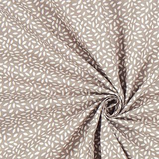 Baumwollstoff Cretonne kleine tupfen – beige, 