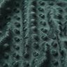 Kuschelfleece geprägte Punkte – dunkelgrün,  thumbnail number 2