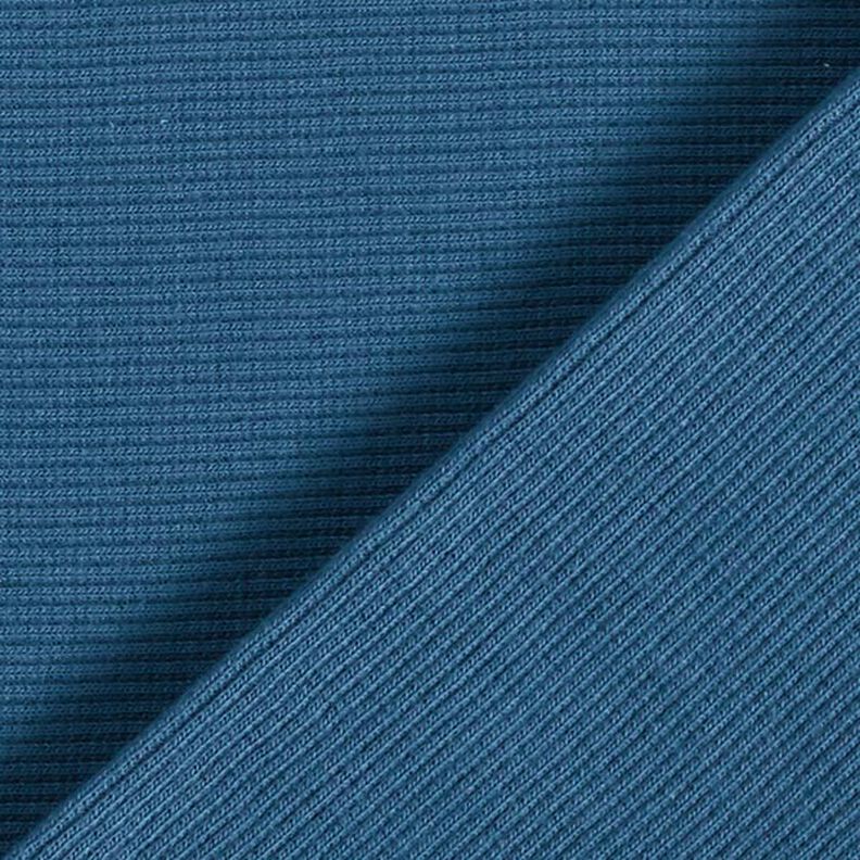 GOTS 2x2 Bündchen | Tula – jeansblau,  image number 3