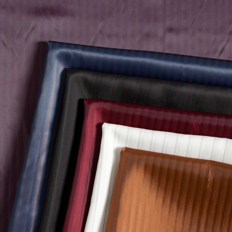 Ärmelfutter Nadelstreifen – weiss/schwarz,  image number 5