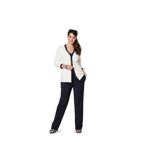 Hose mit Gummizug | Burda 6952 | 44-60, 