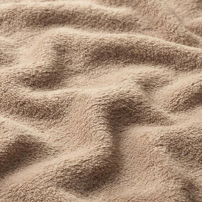 Kuschelfleece – dunkelbeige,  image number 3