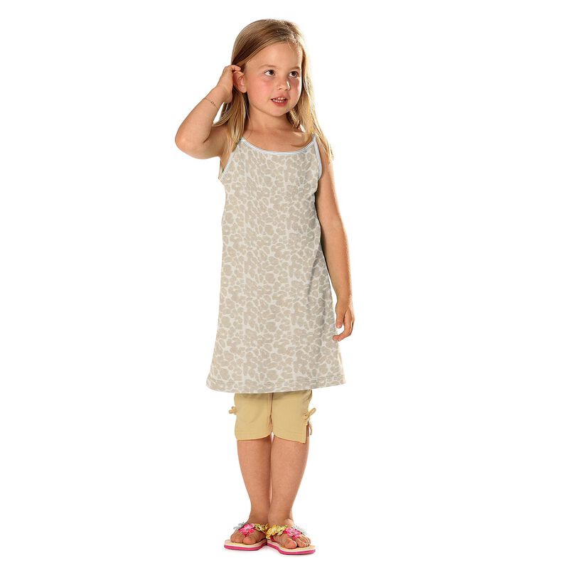 Frotteestoff Stretch Leo  – sand,  image number 5