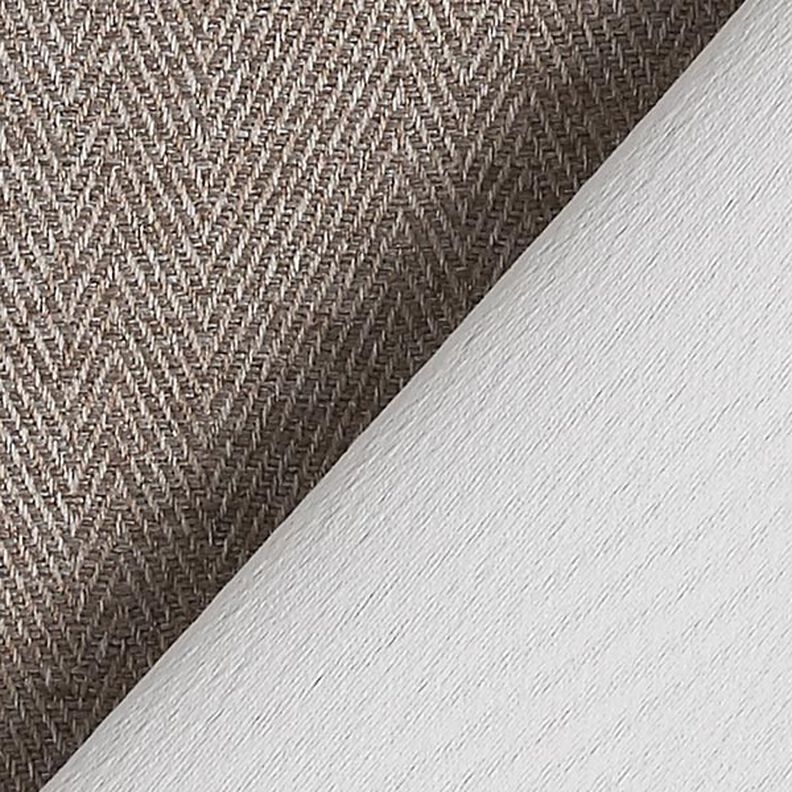 Verdunkelungsstoff Fischgrat – taupe, image number 4