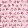 Baumwollstoff Cretonne kleine Rosen – rosa,  thumbnail number 1