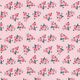 Baumwollstoff Cretonne kleine Rosen – rosa,  thumbnail number 1