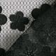 Softmesh 3D Blumenstickerei – schwarz,  thumbnail number 5