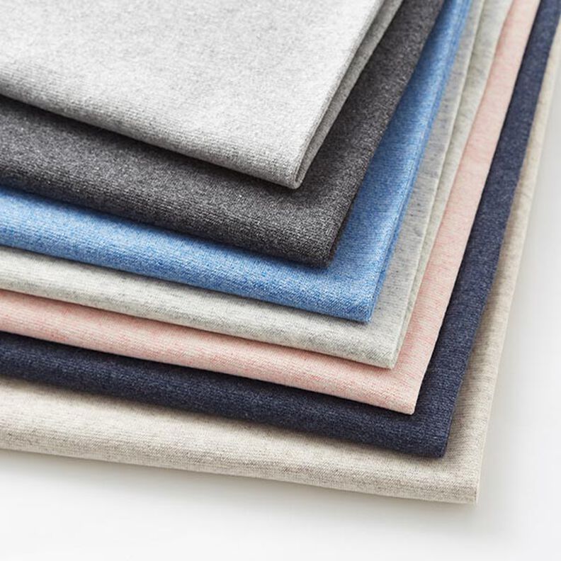 Bündchenstoff Uni – taupe,  image number 7