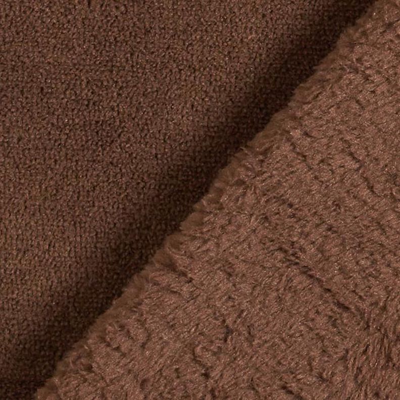 Kuschelfleece – dunkelbraun,  image number 4