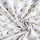 GOTS Baumwolljersey Aquarell-Blumenwiese – nebelgrau/stahlblau,  thumbnail number 3