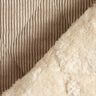 Steppstoff Cord mit Fellabseite Rauten – taupe,  thumbnail number 5