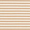 Baumwolljersey schmale & breite Streifen – creme/zimt,  thumbnail number 1