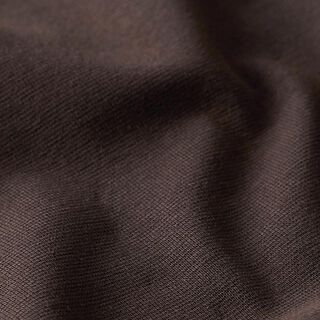 Bündchenstoff Uni – dunkelbraun | Reststück 50cm, 