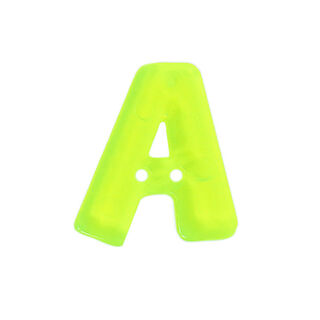 Buchstabenknopf Neon – A, 