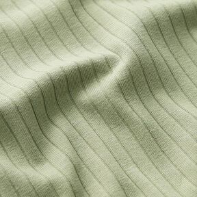 Rippenjersey uni – pistazie | Reststück 110cm, 