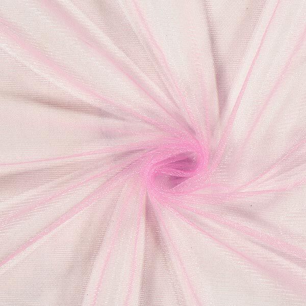 Schimmer-Tüll – rosé | Reststück 50cm