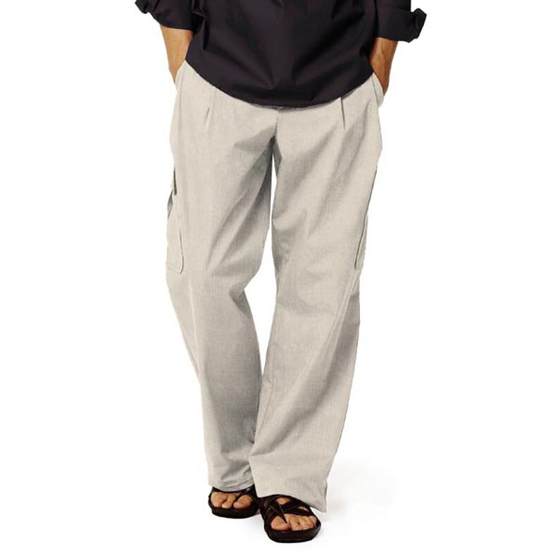 Stretch Leinenstoff Mix – beige,  image number 7