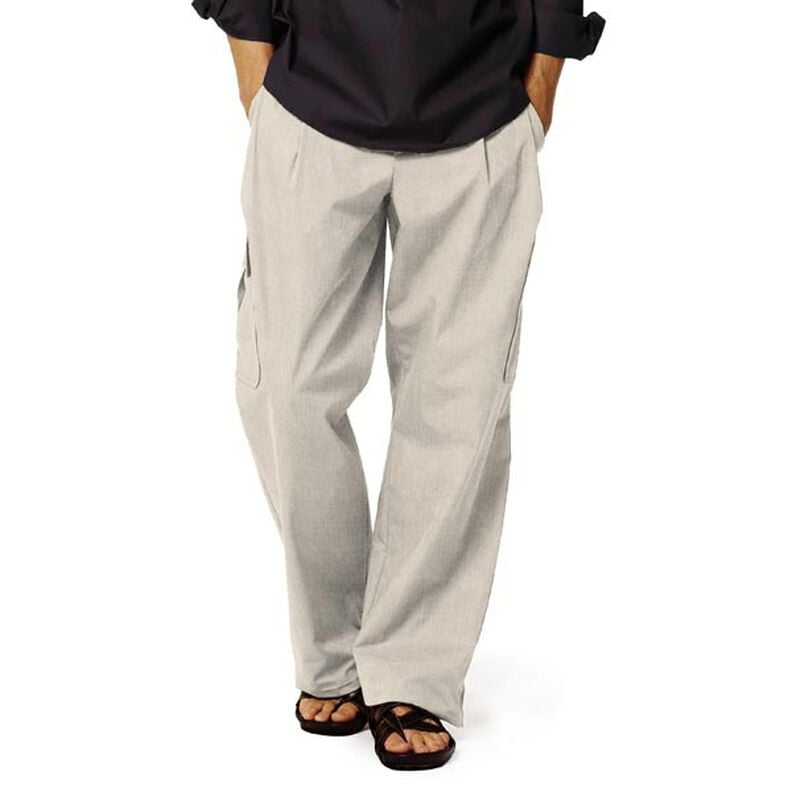 Stretch Leinenstoff Mix – beige, image number 7
