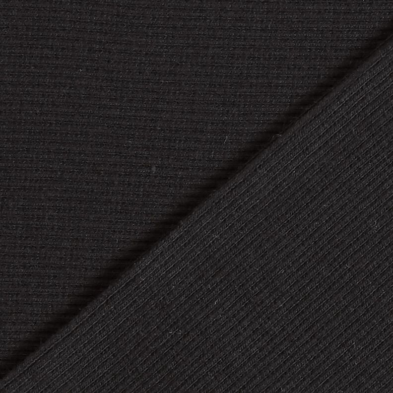 GOTS 2x2 Bündchen | Tula – schwarz,  image number 3