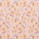 Musselin/ Doppel-Krinkel Gewebe romantische Blumenranken – rosa,  thumbnail number 1