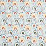 Popeline Regenbogen – hellblau,  thumbnail number 1