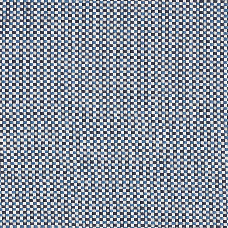 Dekostoff Jacquard Struktur Uni – blau,  image number 1