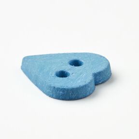 Herzknopf [Ø 15 mm] – brilliantblau, 