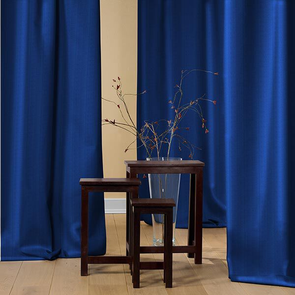 Dekostoff Baumwollsamt – königsblau | Reststück 100cm