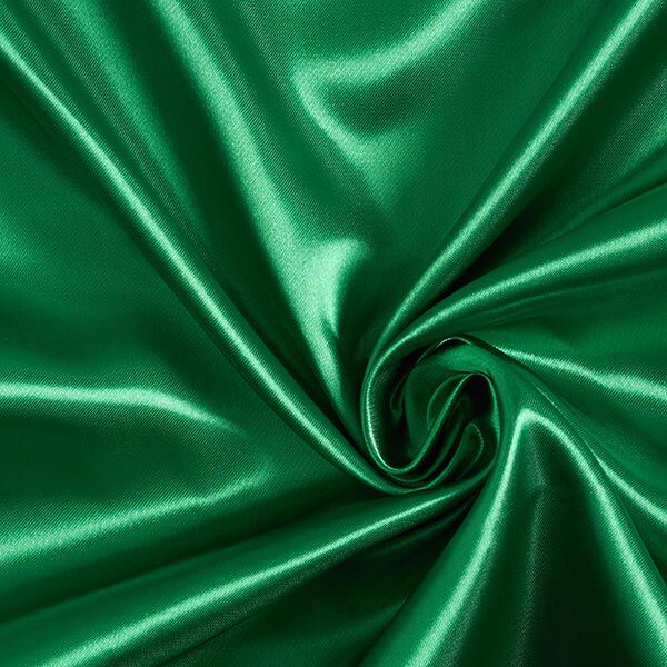 Polyestersatin – grün | Reststück 50cm