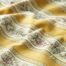 Möbelstoff Jacquard Biedermeier Streifen – creme/gelb,  thumbnail number 2