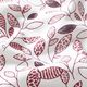 Bio Baumwolljersey abstrakte Blätterranken – wollweiss/signalrot,  thumbnail number 2