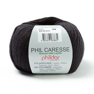 Phil Caresse, 50 g | Phildar (noir), 
